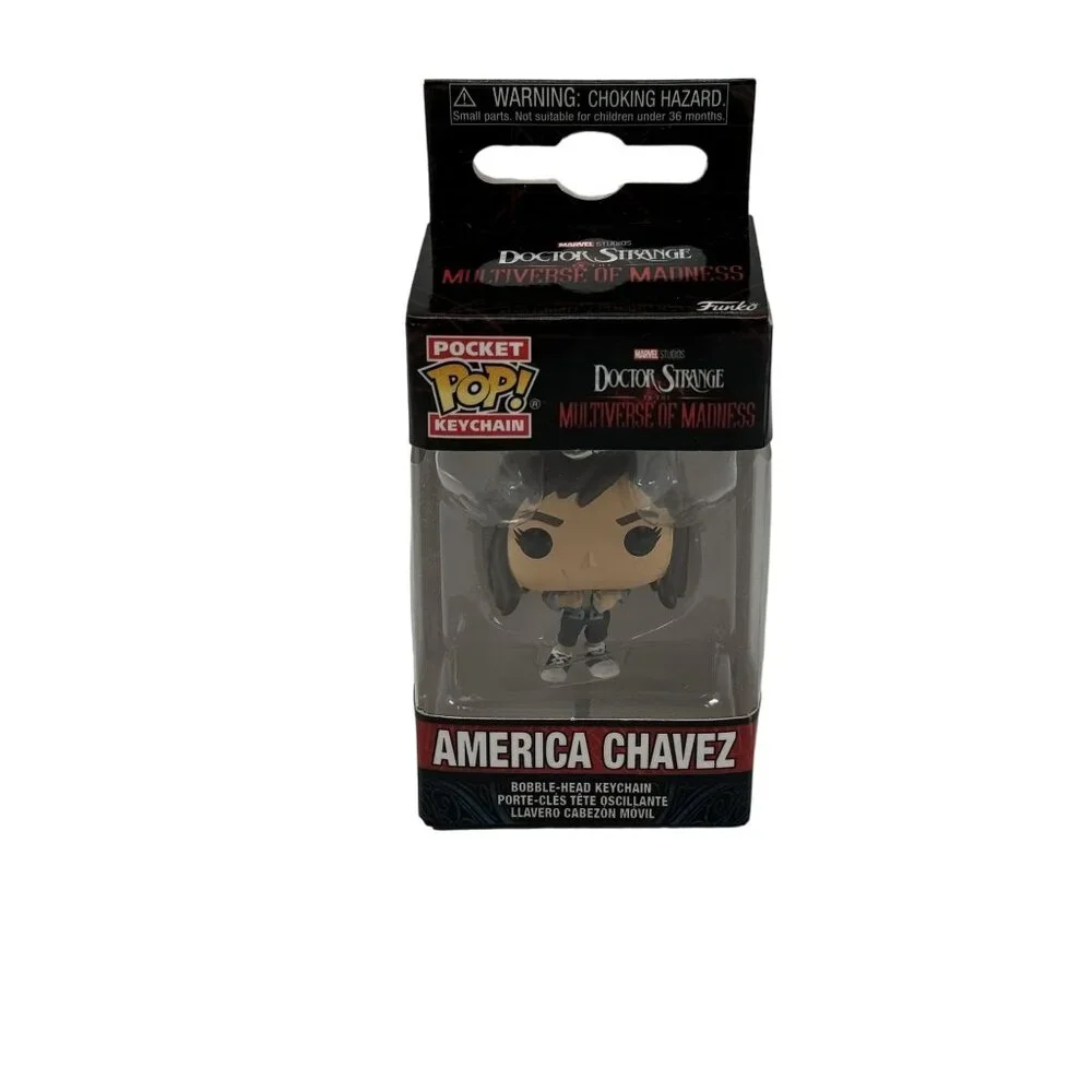 Funko Pop! Keychain Lot: America Chavez, Gorr, & Kingo - Marvel Multiverse Madne